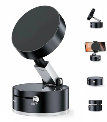MagSafe Compatible Double-Sided Vacuum Suction Phone Holder