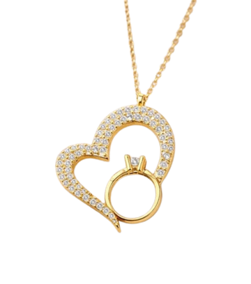 Korean Heart Locket With Ring